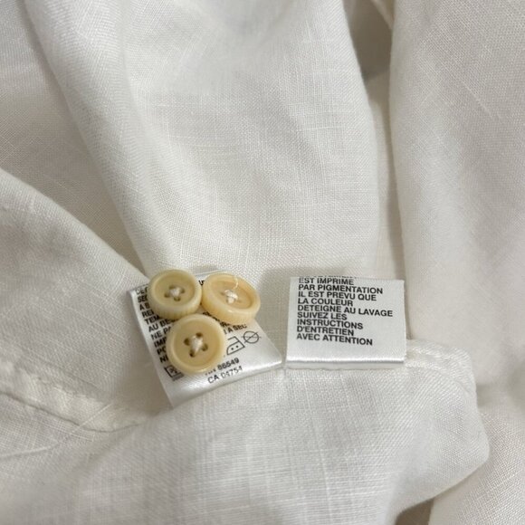 Tommy Bahama Coastal Floral Birds Of Paradise 100% Linen Button Up Shirt Size L - Picture 11 of 12